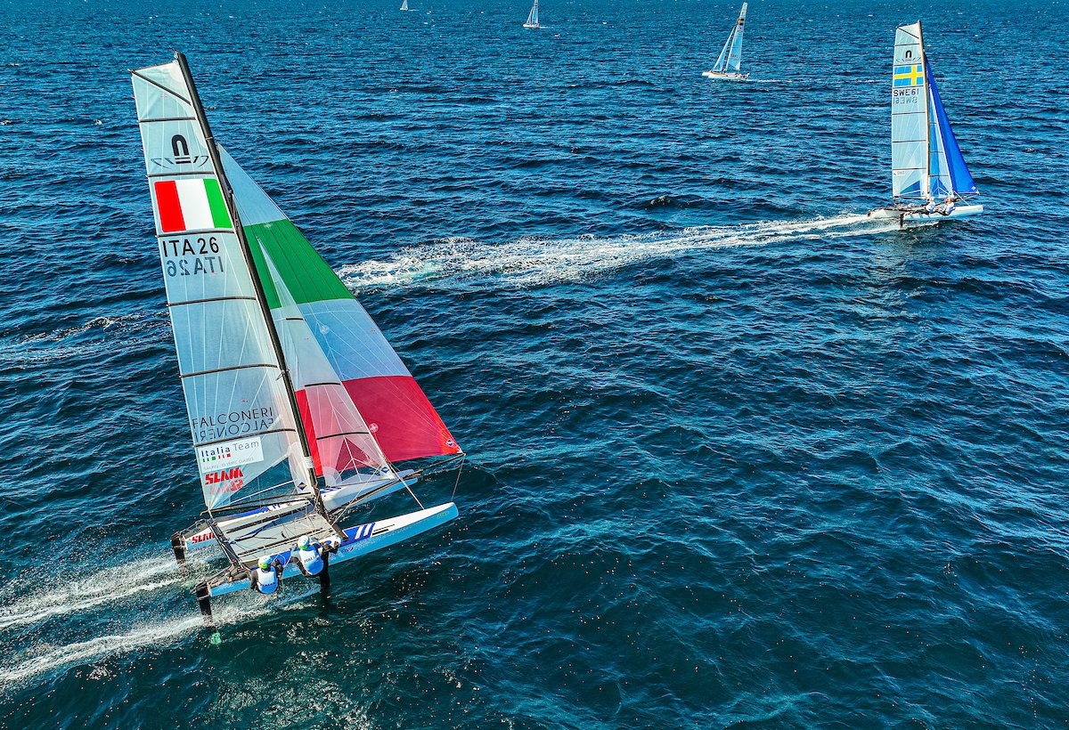 Nacra 17 Italia in regata